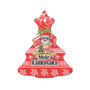 Hawaii Ceramic Ornament  Mele Kalikimaka Merry Christmas Tree Pineapple Tropical