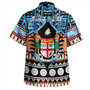 Fiji Hawaiian Shirt Born Fijian Masi Traditional Pattern Pacific Tribal Art
