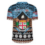 Fiji Rugby Jersey Born Fijian Masi Traditional Pattern Pacific Tribal Art