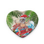 Hawaii Ceramic Ornament  Santa Claus Christmas Tropical