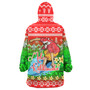 Hawaii Snug Hoodie Santa Surfing Mele Kalikimaka Style