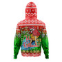 Hawaii Hoodie Santa Surfing Mele Kalikimaka Style