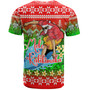 Hawaii T-Shirt Santa Surfing Mele Kalikimaka Style