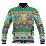 Hawaii Baseball Jacket Dabbing Santa Hula Dance Tropical Gnomes Aloha Mele Kalikimaka Christmas