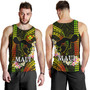 Hawaii Tank Top Pray For Maui Polynesian Pattern