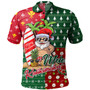 Hawaii Polo Shirt Mele Kalikimaka Hawaii Christmas Patterns