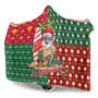 Hawaii Hooded Blanket Mele Kalikimaka Hawaii Christmas Patterns