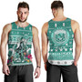 Hawaii Tank Top Custom Ugly Gnome Packing Out a Unicorn Hawaiian Christmas