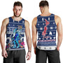 New Zealand Tank Top Custom Meri Kirihimete Ugly Christmas Gnome Packing Out a Unicorn