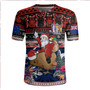 New Zealand Rugby Jersey Santa Riding Kiwi Bird Meri Kirihimete Ugly Christmas Maori Patterns