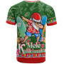 Hawaii T-Shirt Mele Kalikimaka Dabbing Santa Christmas Style