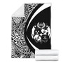 Tonga Premium Blanket Lauhala White Circle Style