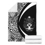Solomon Islands Premium Blanket Lauhala White Circle Style
