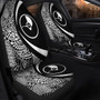 Yap State Car Seat Covers Lauhala White Circle Style