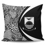 Kiribati Pillow Cover Lauhala White Circle Style