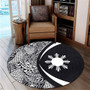 Philippines Filipinos Round Rug Lauhala White Circle Style