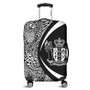 New Zealand Luggage Cover Lauhala White Circle Style