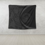 Palau Tapestry Lauhala Gray Circle Style