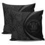 Niue Pillow Cover Lauhala Gray Circle Style