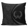Pohnpei State Pillow Cover Lauhala Gray Circle Style