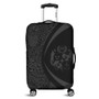 Tonga Luggage Cover Lauhala Gray Circle Style