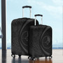 Yap State Luggage Cover Lauhala Gray Circle Style