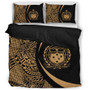 Samoa Bedding Set Lauhala Gold Circle Style