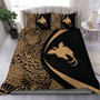 Papua New Guinea Bedding Set Lauhala Gold Circle Style