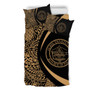 Palau Bedding Set Lauhala Gold Circle Style