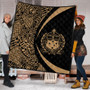 Samoa Premium Quilt Lauhala Gold Circle Style