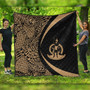 Vanuatu Premium Quilt Lauhala Gold Circle Style