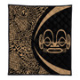 Marquesas Islands Premium Quilt Lauhala Gold Circle Style