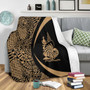 New Caledonia Premium Blanket Lauhala Gold Circle Style