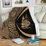 New Caledonia Premium Blanket Lauhala Gold Circle Style