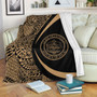 Palau Premium Blanket Lauhala Gold Circle Style