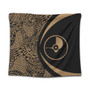 Yap State Tapestry Lauhala Gold Circle Style