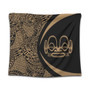 Marquesas Islands Tapestry Lauhala Gold Circle Style