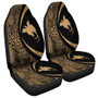 Papua New Guinea Car Seat Covers Lauhala Gold Circle Style