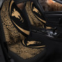 Papua New Guinea Car Seat Covers Lauhala Gold Circle Style