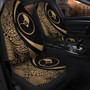 Yap State Car Seat Covers Lauhala Gold Circle Style