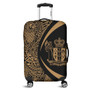 New Zealand Luggage Cover Lauhala Gold Circle Style