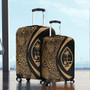 Guam Luggage Cover Lauhala Gold Circle Style