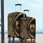 Kiribati Luggage Cover Lauhala Gold Circle Style