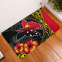 Papua New Guinea Door Mat Paradise Bird With Tribal Pattern