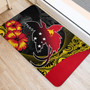 Papua New Guinea Door Mat Paradise Bird With Tribal Pattern