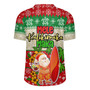 Hawaii Rugby Jersey Christmas Santa Claus Surfing Kanaka Maoli Pattern