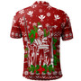 Hawaii Polo Shirt Christmas Hawaii King Kanaka Maoli Pattern