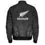 New Zealand Bomber Jacket Rugby Ball Style