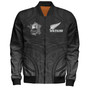 New Zealand Bomber Jacket Rugby Ball Style