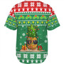 Hawaii Baseball Shirt Pineapple Christmas Tree Kanaka Maoli Pattern